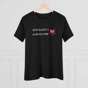 Women's Tee — “I Am My Beloved’s & My Beloved Is Mine” Heart Love Shirt