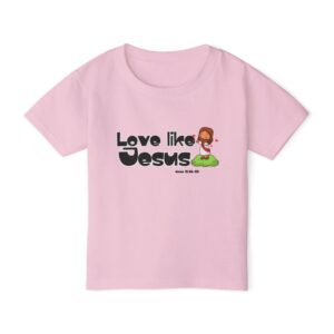 Love Like Jesus Toddler T-Shirt — Cute Christian Kids Tee (John 13:34)