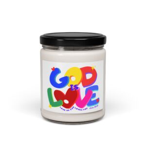 God Is Love Scented Soy Candle — 9oz Inspirational Faith Candle