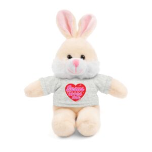 Plush Bear with 'Jessica Loves Me' Heart Tee — Cute Gift