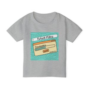 Future Plans Toddler T‑Shirt — Cute 'Downloading Future Plans' Tech Graphic Tee for Kids