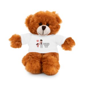 Plush Teddy Bear with Custom Tee — Cute & Loving Gift