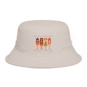 Bucket Hat — Retro Girl Squad Illustration