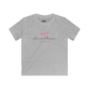 Kids Tee – 'Loved & Chosen' Pink Bow Baptism/Christening Shirt