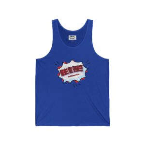 Tank Top – Retro Comic “Fit for His Purpose” Graphic