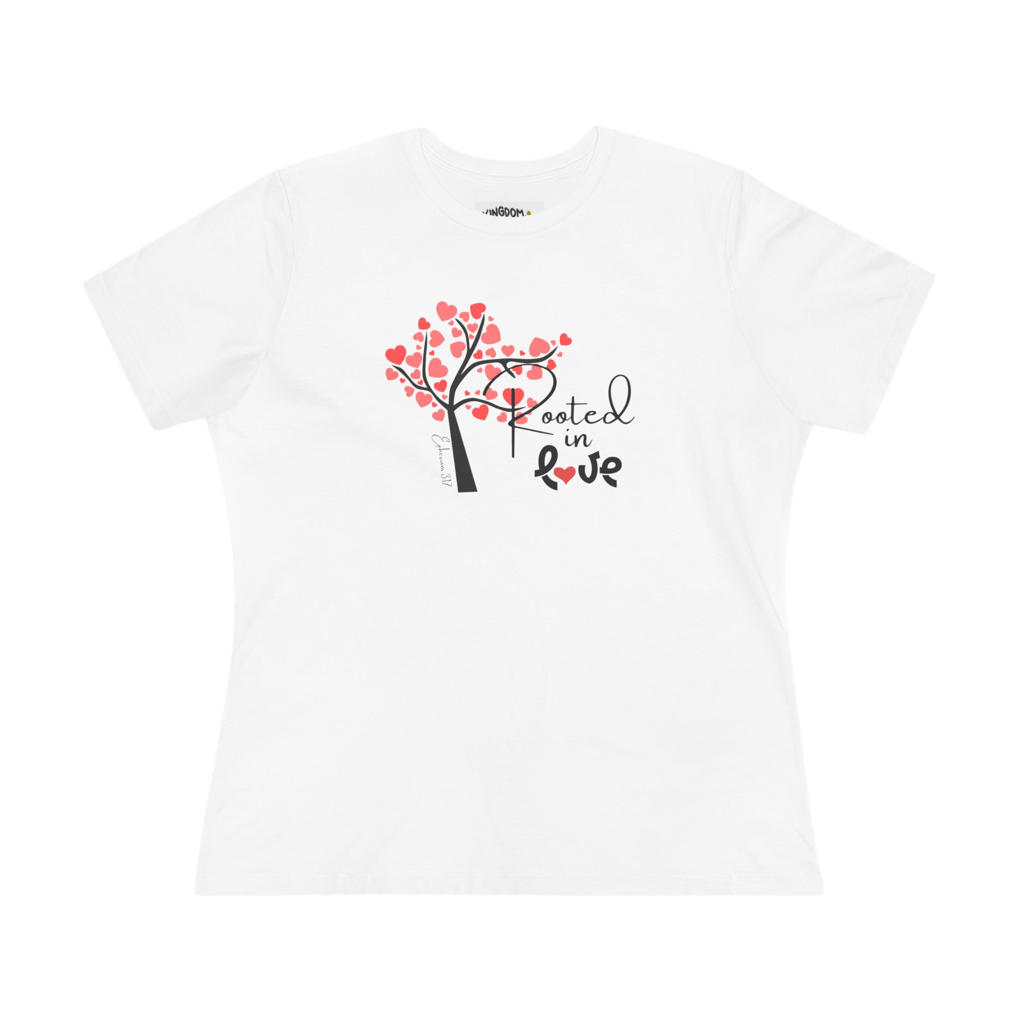 Rooted in Love Tee — Women's Heart Tree Cotton T‑Shirt