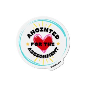 Anointed for the Assignment Die-Cut Magnet — Inspirational Christian Heart Refrigerator Magnet
