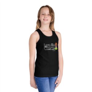 Kids Tank Top - "Love Like Jesus" Cute Christian Faith Tee for Boys & Girls