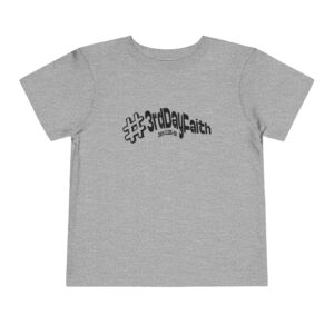 #3rdDayofFaith Toddler Short Sleeve Tee — Inspirational Faith Kids Shirt