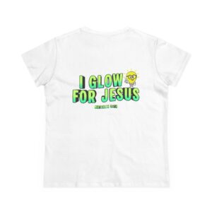 I Glow for Jesus Tee — Women's Christian Graphic T-Shirt
