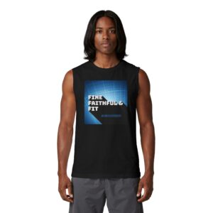 Fine Faithful & Fit Muscle Tank — Christian Fitness Workout Tank Top