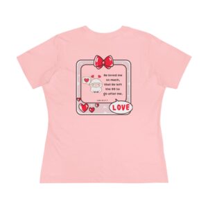 Cute Sheep 'He Loved Me So Much' Women's Cotton Tee