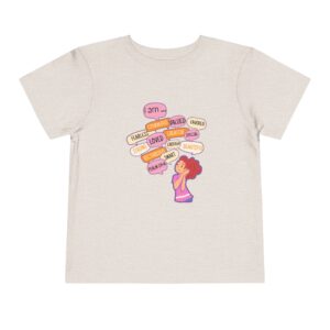 Toddler Tee — "I Am" Positive Affirmations Shirt