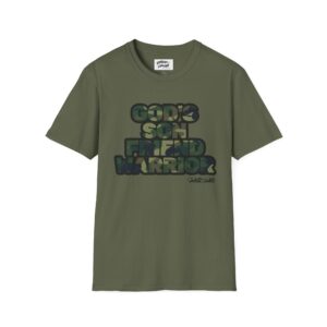 God's Son Friend Warrior T-Shirt — Camo Faith Graphic Tee for Men & Teens
