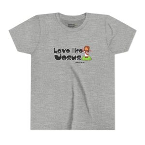 Youth Tee — "Love Like Jesus" Christian Kids Shirt